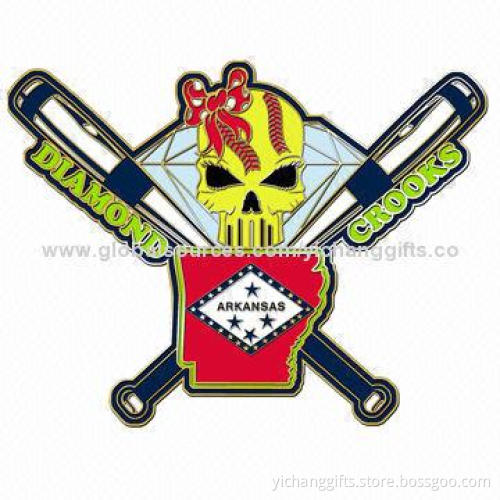 Glitter Baseball Pins, Silver-plated, Soft Enamel, for Sports, Fast Delivery, Low MOQ, OEM Designs